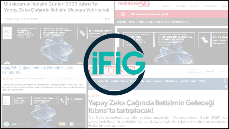 13. Uluslararası İletişim Günleri Kıbrıs medyasında