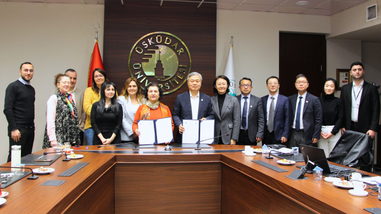 Çin İletişim Üniversitesi heyeti Üsküdar Üniversitesi’nde
