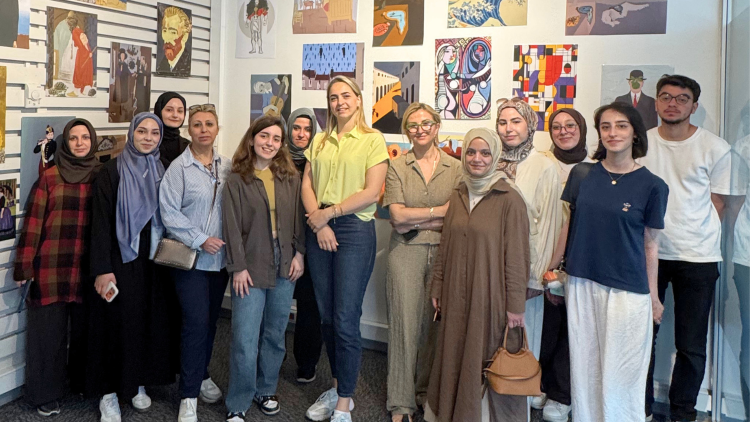 Dijital İllüstrasyon dersinde sanat eserleri yeniden yorumlandı
