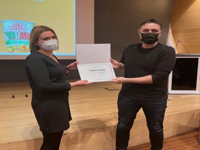 Puck Global’in Kreatif Direktörü ve Ajans Başkanı Haluk Erkmen bölüm öğrencileriyle bir araya geldi.