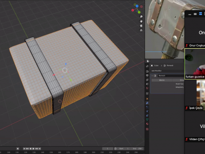 "Çevrim İçi Blender Atölyesi" etkinliğine 3B Tasarımcı Furkan Gözelce konuk oldu.