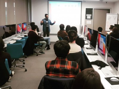 Çizgi Film ve Animasyon Bölümü tarafından düzenlenen “Dijital İletişimde Üretim Teknikleri” etkinliğine Bilişim Uzmanı Şehmuz Güler konuk oldu.