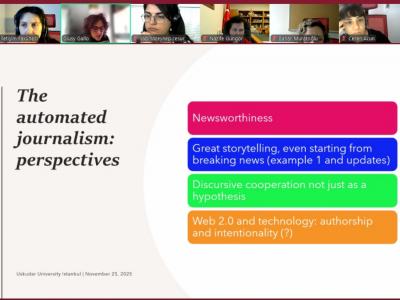 Doç. Dr. Giusy Gallo, yapay zekâ ve gazetecilik ilişkisini anlattı