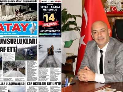 Hatay gazetesi imtiyaz sahibi Abdullah Temizyürek ile konuştuk.