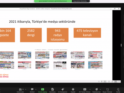 “Kadınlar İçin Medya Eğitimi” etkinliği gerçekleşti