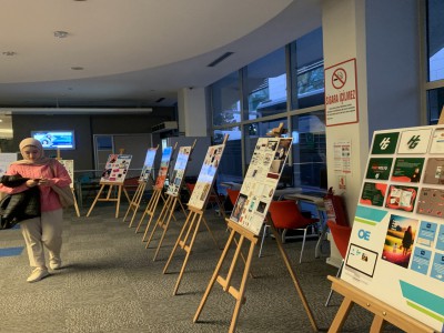 İletişim Fakültesi Görsel İletişim Tasarımı Bölümü öğrencilerinin çalışmalarından oluşan Portfolyo Tasarımı Sergisi gerçekleştirildi.