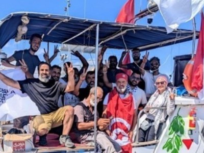 Sumud aktivisti ile röportaj