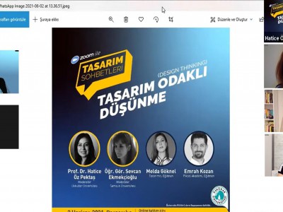 Üsküdar İletişim'in Tasarım Sohbetleri'nde 'Tasarım odaklı düşünce' konusu irdelendi