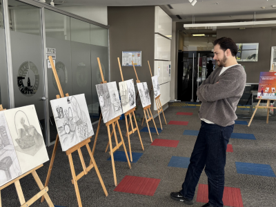 Üsküdar İletişim öğrencilerinin eserleri sergilendi