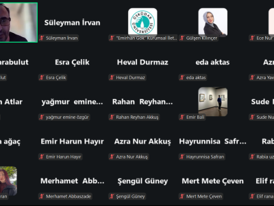 Toplum İçin İletişim Eğitim Seminerleri, Prof. Dr. And Algül'ün sunumuyla devam etti