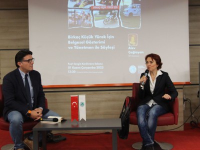 TRT yönetmeni Alev Çağlayan İletişim Fakültesi öğrencilerine belgeselciliği anlattı