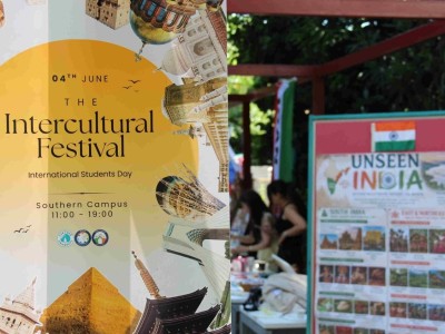Uluslararası öğrenciler "International Students Day" etkinliğinde bir araya geldi.