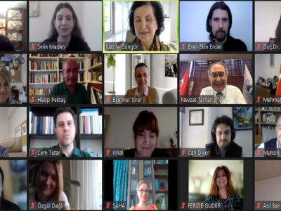 Üniversitesi İletişim Fakültesi Akademik Kurul toplantısı çevrimiçi olarak yapıldı.