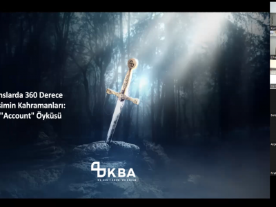 Gamze Akkoca, çevrimiçi ortamda Reklamcılık Bölümü öğrencilerine Account deneyim ve tecrübelerini aktardı.