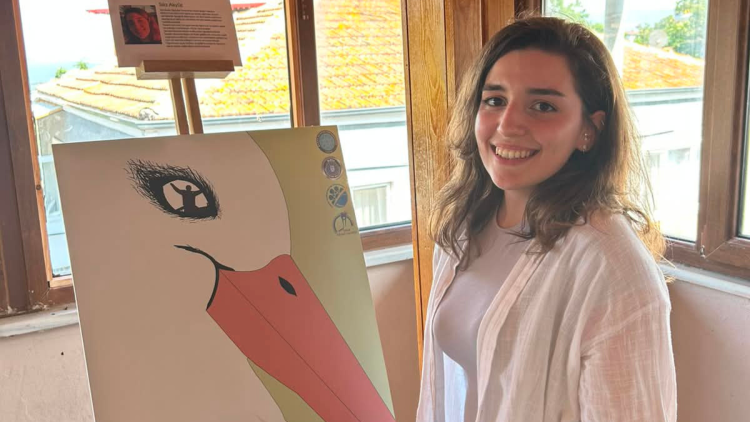 Üsküdar İletişim öğrencisinin poster tasarımı uluslararası sergide yer aldı
