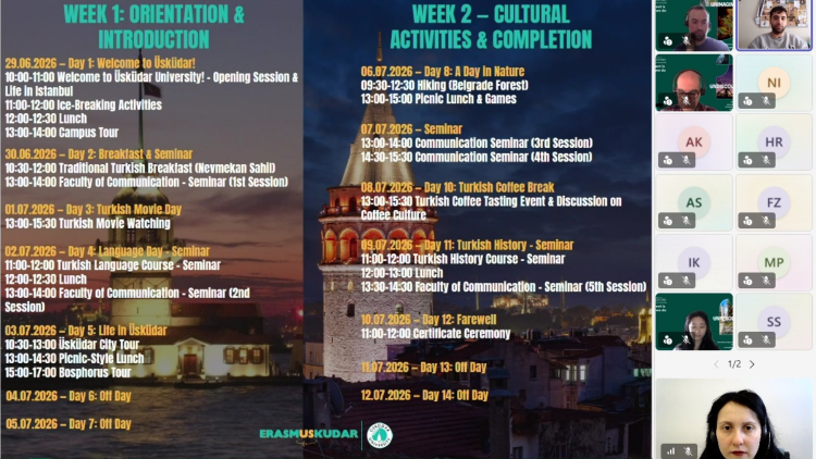 Üsküdar ve Bradford Üniversitesi’nden Yaz Okulu iş birliği